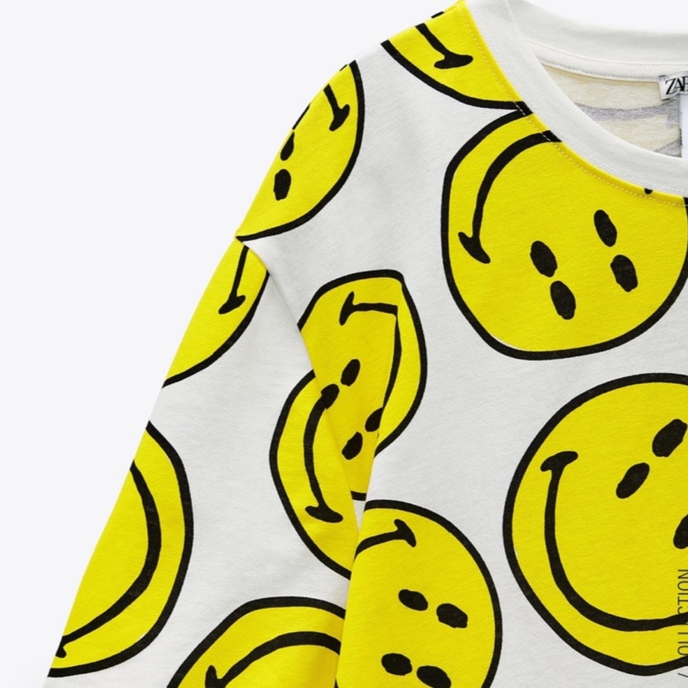 ZARA SMALEY HAPPY FACE COLLECTION DRESS bloggers favorite - Picture 5 of 7